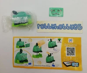 SE142 F STAMPINO IPPOPOTAMO + BPZ KINDER SORPRESA ITALIA 2018/2019 MIXART - Picture 1 of 1