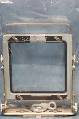 Graflex Crown Speed Graphic 4X5 Front Standard "Crown" slides or badges 100% - Image 1 of 4
