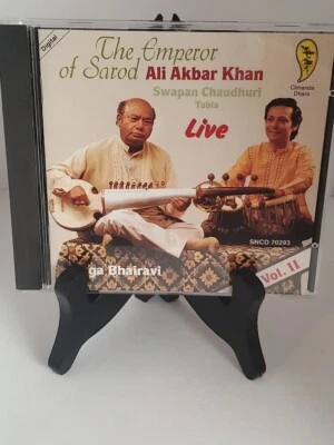 Emperor Of Sarod Live Vol. 2 Ali Akbar Khan (CD, 1993, Import) SNCD 70293  - Image 1 of 3