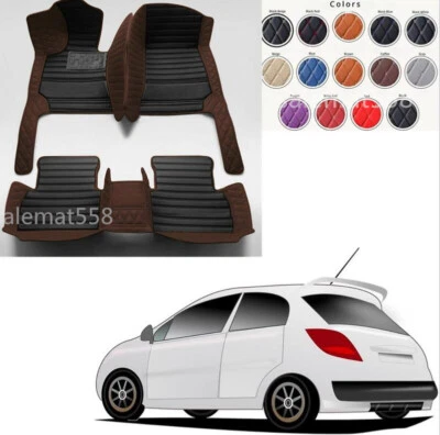 Waterproof Fit For Volkswagen Rabbit New-Beetle Jetta City Car Floor Mats Carpet - Image 1 of 4