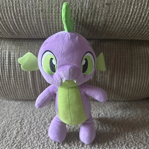 My Little Pony Spike The Dragon 2016 Hasbro 12” Plush Stuff Toy Pink Green VGUC - Picture 1 of 7