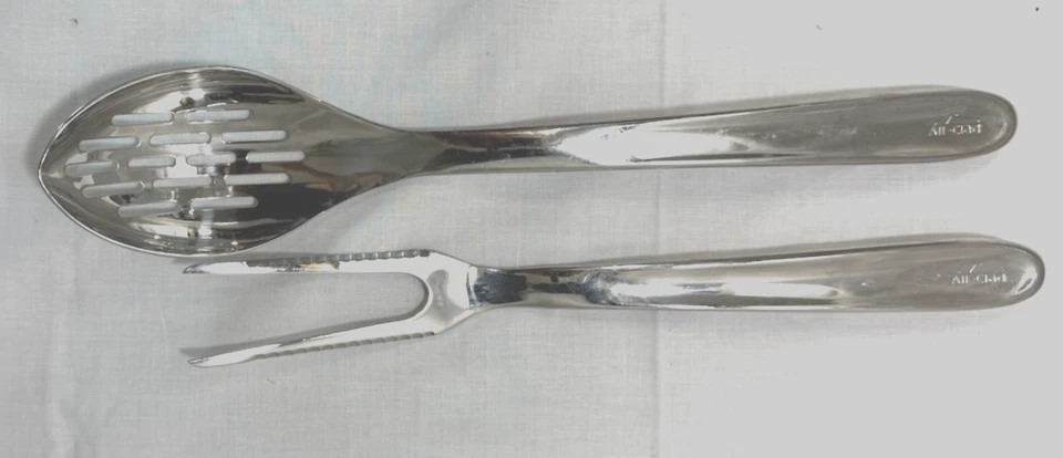 All Clad сервировочная посуда вилка и щелевая ложка D5 14"" - Изображение 1 из 4