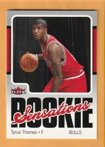 Tyrus Thomas Chicago Bulls 2006-07 Fleer Rookie Sensations #TT - Imagen 1 de 2