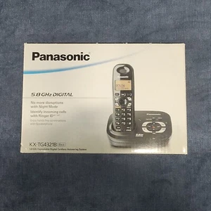 Teléfono inalámbrico amplificado Panasonic KX-TG4321B 1 nuevo en caja u-2C - Imagen 1 de 4