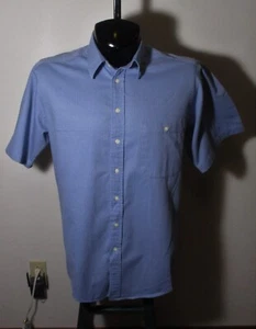 JOHN ASHFORD Blue Short Sleeve Shirt Size M - Picture 1 of 6