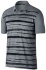 Nike Golf Standard Fit DRI-Fit Herren großes Golf Poloshirt Größe 3XL gestreift grau