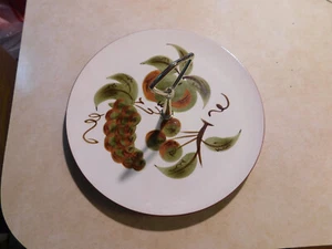 Vtg Retro Stangl Pottery Orchard Song Dura-Fired Plate Tidbit Tray w/ Handle NJ - Picture 1 of 8