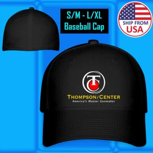 Gorra de béisbol Thompson Center Gunmaker negra sombrero tamaño adulto ajustable S/M & L/XL - Imagen 1 de 5