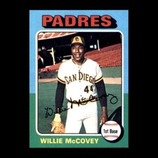 Willie McCovey 1975 Topps San Diego Padres #450 Set Break NM+