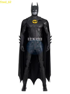 Michael Keaton Batman 2023 Halloween Cosplay Disfraz Hombres Conjunto Capa Máscara Zapatos - Imagen 1 de 14