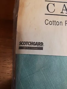 CADRE Cotton Blend Wrinkle Free round Tablecloth sage 70" round New scotchgrd - Picture 1 of 16