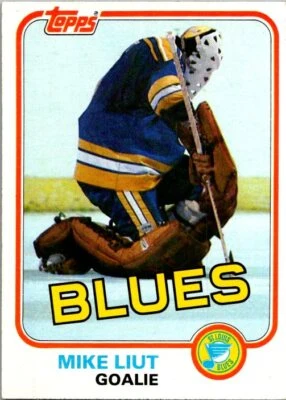 1981-82 Topps #20 Mike Liut - Image 1 of 2