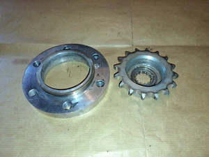 Kawasaki Z650B1 Ritzel gekröpft + Kettenrad Spacer Distanzring 14 mm Z 650 B - Bild 1 von 4