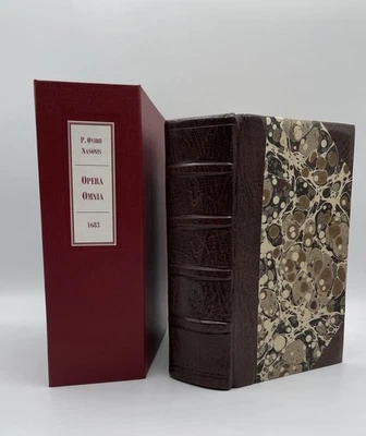 P. Ovidii Nasonis  Opera Omnia Ovid's Works (1683)  Fine Binding & Archival Box - Image 1 of 4