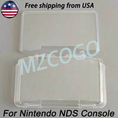 For Nintendo NDS DS Console Transparent White TPU Silicone Protective Case Cover - Image 1 of 4