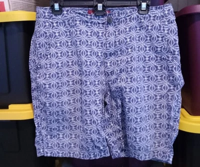 Pantalones Cortos Arizona Jean Co. Para Hombre Flex Calce Clásico Talla 34 Azul y Blanco  Foto 1 de 4