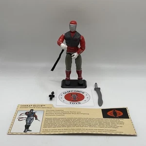 G.I. Joe Cobra Slice (V4) 2002 Action Figure 100% Complete Hasbro ARAH - Picture 1 of 4