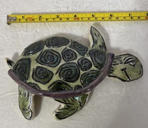 Clayworks by Blue Sky Heather Goldminc Meeresschildkröte Wandhänger - Bild 1 von 4