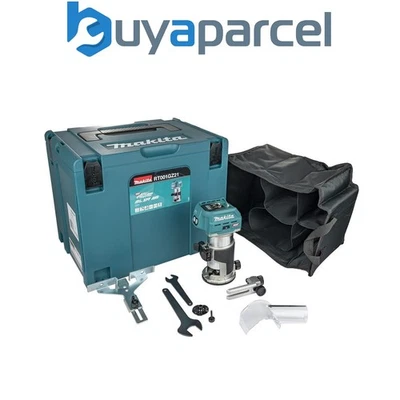 Makita RT001GZ21 40V MAX XGT Cordless Brushless Laminate Router Trimmer + Makpac - Image 1 of 4