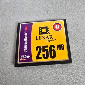 Lexar Media CompactFlash 256MB Memory Card 4X For Cameras - Picture 1 of 1