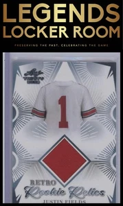 2023 Leaf Trinity (Mega Box) #RRR-4 Justin Fields Retro Rookie Relics - Picture 1 of 2