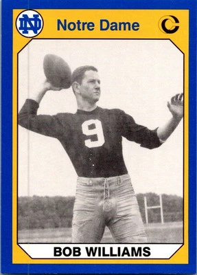 1990 Collegiate Collection Notre Dame #131 Bob Williams - Image 1 of 2