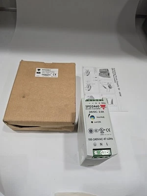 NUEVA Fuente de Alimentación Conmutada Carlo Gavazzi SPD24601 100/240V-AC 24V-DC 47-63Hz Foto 1 de 4