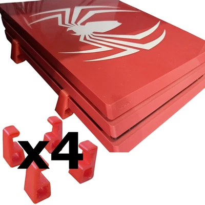 Elevadores de pies de consola Sony PlayStation 4 PS4 Pro soporte horizontal refrigeración por flujo de aire Foto 1 de 4