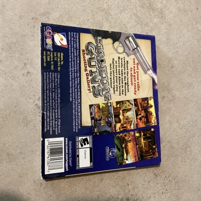 Smoking Guns Shooting Gallery PC CD-ROM Windows 98 ME 2000 XP Over 60 Opponents - Image 1 of 4