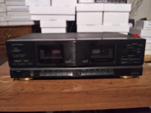 Used Realistic Optimus SCT-49 Dual Cassette Deck for Parts or Repair RADIO SHACK - Picture 1 of 4