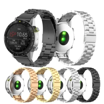 BNBUKLTD® For Garmin Fenix 6 / 6 Pro Strap Stainless Steel Watch Band Quick Release