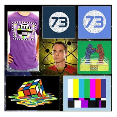 CHOOSE FROM TV Show Sheldon Cooper on The Big Bang Theory Cosplay Graphic Tees - Image 1 of 4