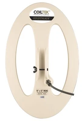Bobina de búsqueda Coiltek 18" x 12" mono GoldStalker para Minelab SD/GP/GPX C02-0010 Foto 1 de 2