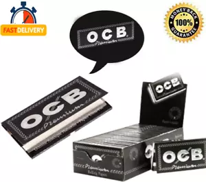 Cartine OCB Premium Nero Doppie 2500 Fogli Doppio Rotolo di Carta 1 x Scatola - Foto 1 di 1