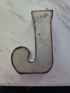 Metal Accent Home “J” Decor Letter - Picture 1 of 5