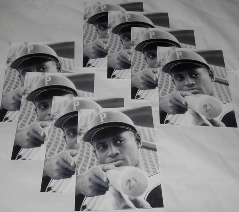 Roberto Clemente 8 COUNT Postcards Note cards Pittsburgh Pirates Hall of Fame Cover