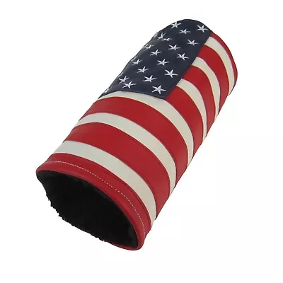 Sunfish Leather driver golf headcover - USA - American flag Star Spangled Barrel - Image 1 of 3
