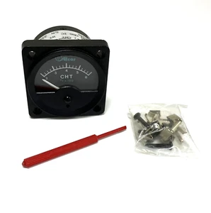 Alcor by Tempest Cessna P/N 46151 2-1/4" CHT Meter Indicator - 500F at 8.0 OHM - Picture 1 of 4