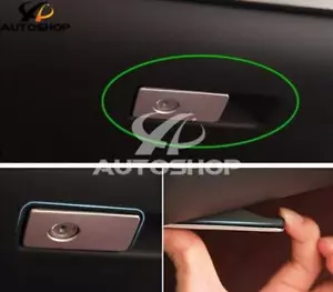 Stainless Steel Glove Box Switch Decoration Trim For Volvo XC60 S60 V60 S80 - Foto 1 di 6