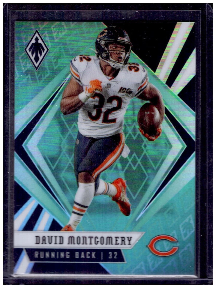 2020 Panini Phoenix #30 David Montgomery Teal #/175 - Image 1 of 2