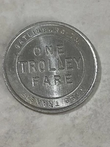 Vintage Gatlinburg, Tennessee Mass Transit Trolley Ride token - Picture 1 of 3
