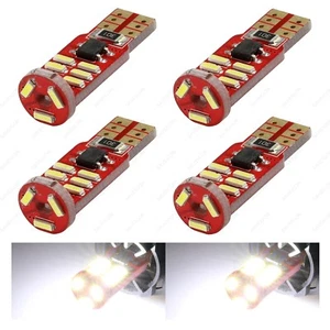 4 x White 15SMD 4014 LED Dome Map Trunk Light Bulbs 168 194 T10 2821 921 + TOOL - Picture 1 of 5