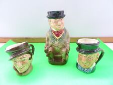 Royal Doulton Early Pieces Mr Pickwick Seated,And 2 Other Minature Dickens .