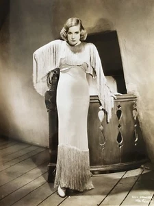 Foto coleccionable rara actriz franco-estadounidense Lili Damita 1922 25 x 20 cm - Imagen 1 de 5