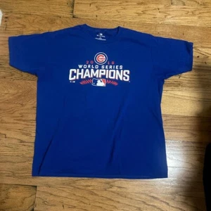 2016 MLB World Series Champions Chicago Cubs Shirt! - Picture 1 of 4