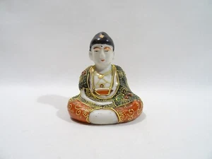 STATUETTE BOUDDHA PORCELAINE SATSUMA PORCELAIN BUDDHA STATUE - Picture 1 of 9