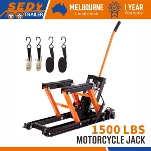 Motorcycle 680kg Bike Lift Stand Jack Hoist Atv Hydraulic Super Low Profile ATV - Picture 1 of 9