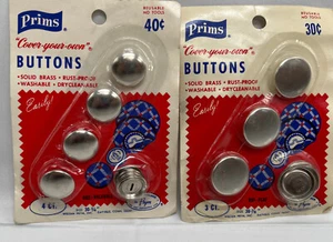 NEW Set Vintage Prims COVER YOUR OWN 002 Halfball (4) And 001 Flat (3) - Picture 1 of 7
