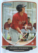 2013 Bowman Chrome Cream of the Crop Mini Refractors #HA3 George Springer