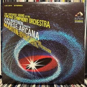 CHICAGO SYMPHONY ORCHESTRA - VARESE / MARTIN: ARCANA (VINYL LP) 1966!! RARE!!! - Picture 1 of 4